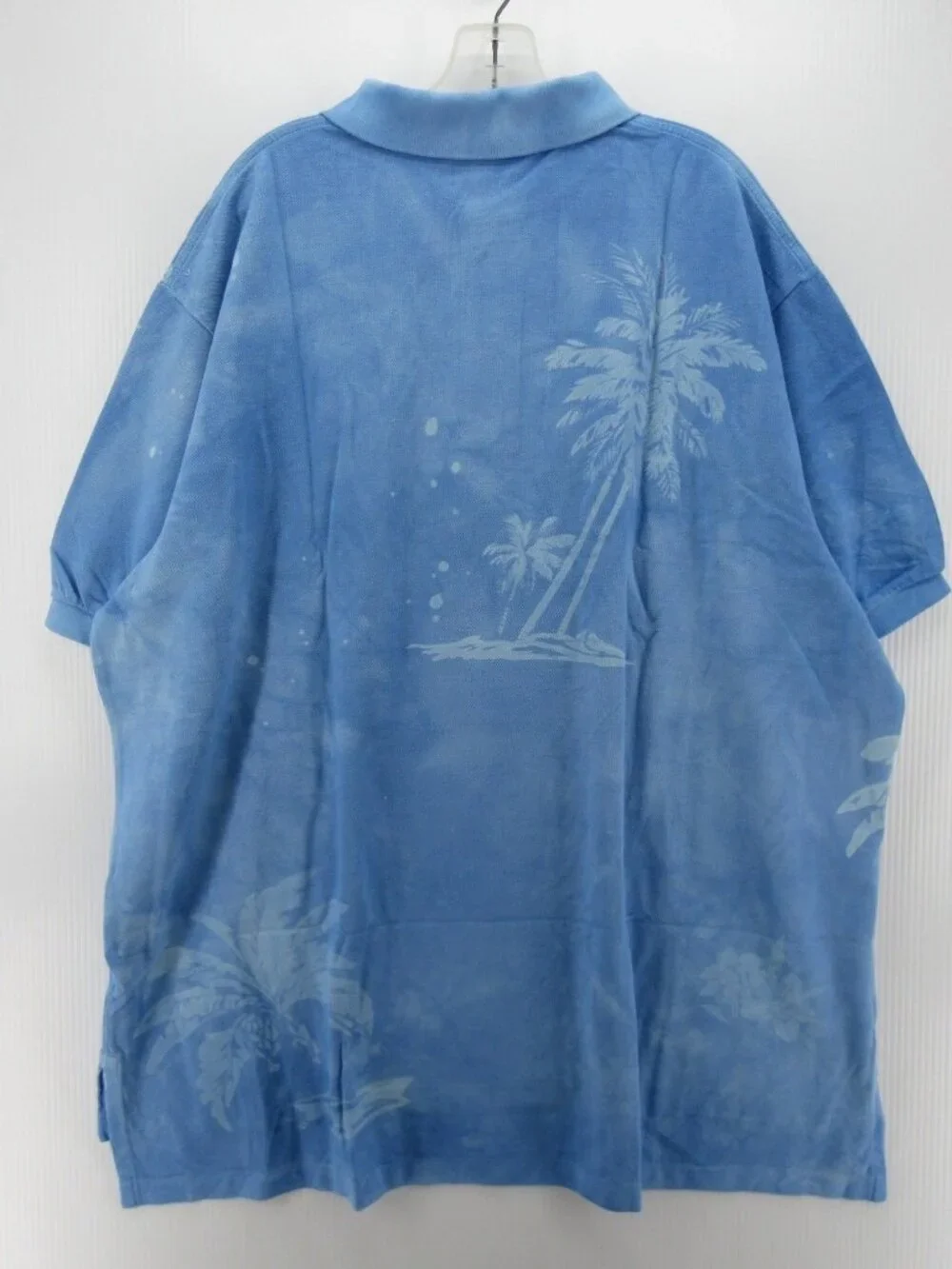 Polo Ralph Lauren Shirt 2XB Big Pullover Palm Tree Washed Beach AOP